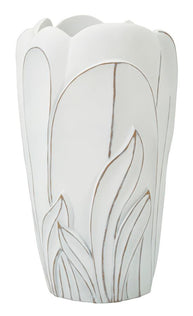 Blumenvase Gardy Weiß 48 cm