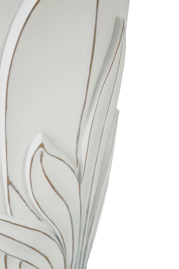 Blumenvase Gardy Weiß 48 cm