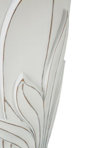 Blumenvase Gardy Weiß 48 cm