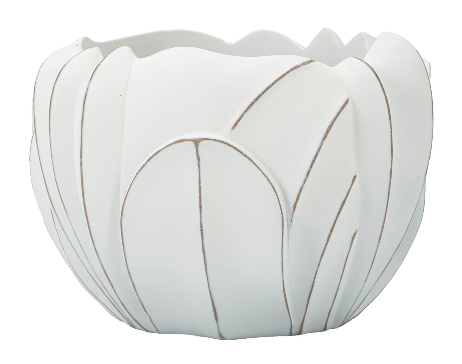 Übertopf Gardy Weiß 23,5 cm