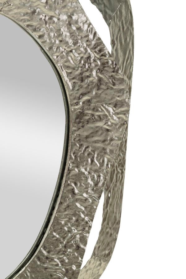 Spiegel Rund Aury Silber 75 cm