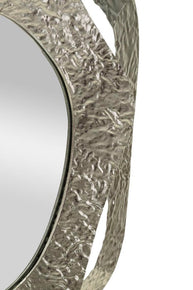 Spiegel Rund Aury Silber 75 cm