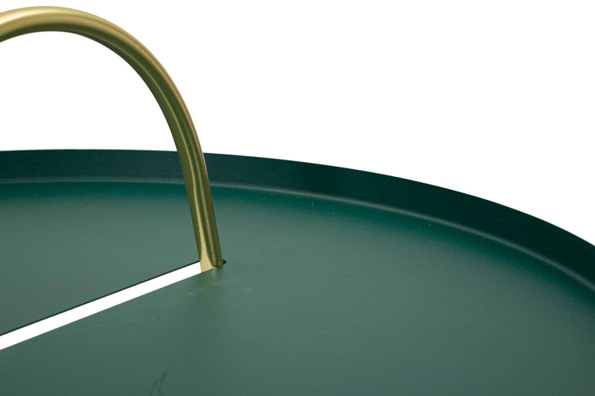 Beistelltisch Grent Grün Gold – Couchtisch Deko