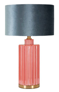 Tischlampe Helene Tower Rot Blau 70 cm – Tischleuchte