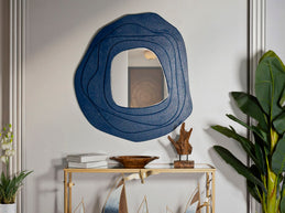 Wandspiegel Dalia Blau 97 cm