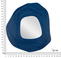 Wandspiegel Dalia Blau 97 cm