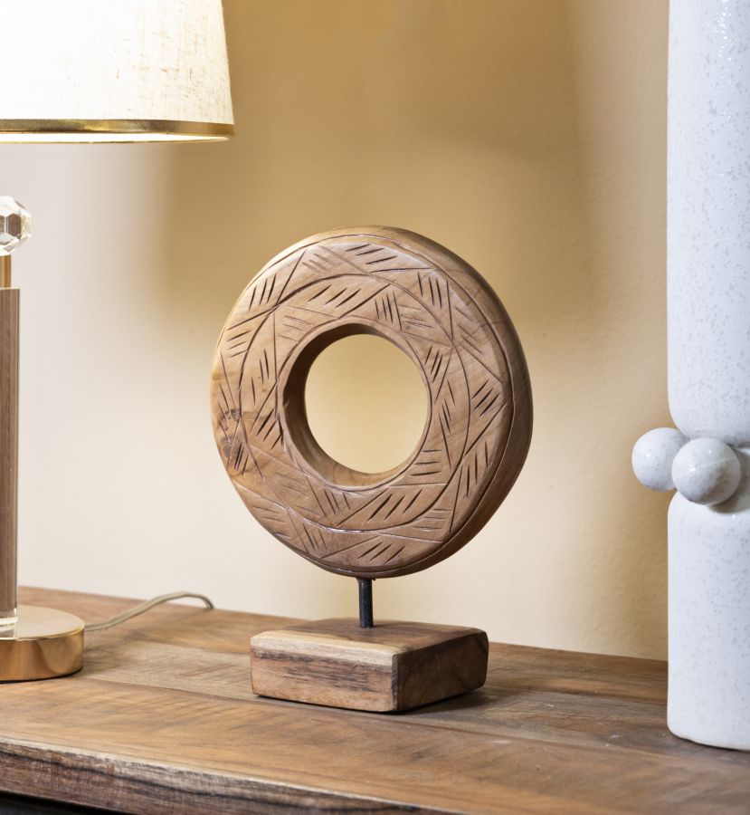 Dekofigur Dorat Braun 28 cm – Skulptur Deko
