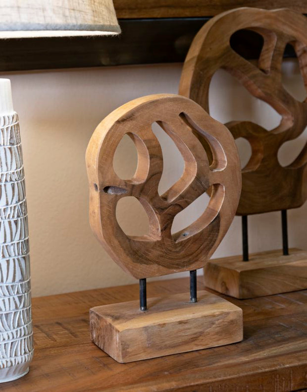 Dekofigur Lubang Braun – Skulptur Deko