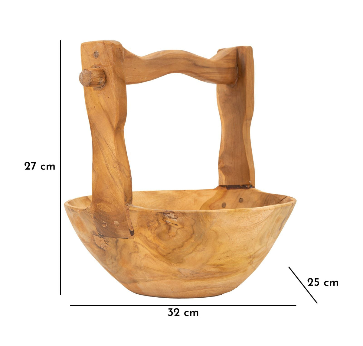Dekotablett Timbo Braun – Dekotablett