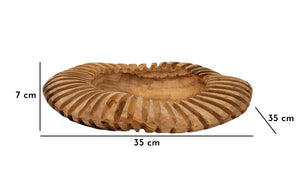 Dekotablett Geris Braun 7 cm – Dekotablett