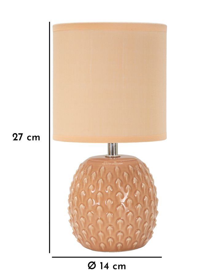 Tischlampe Apricot 27 cm – Tischleuchte