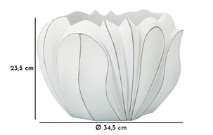 Übertopf Gardy Weiß 23,5 cm