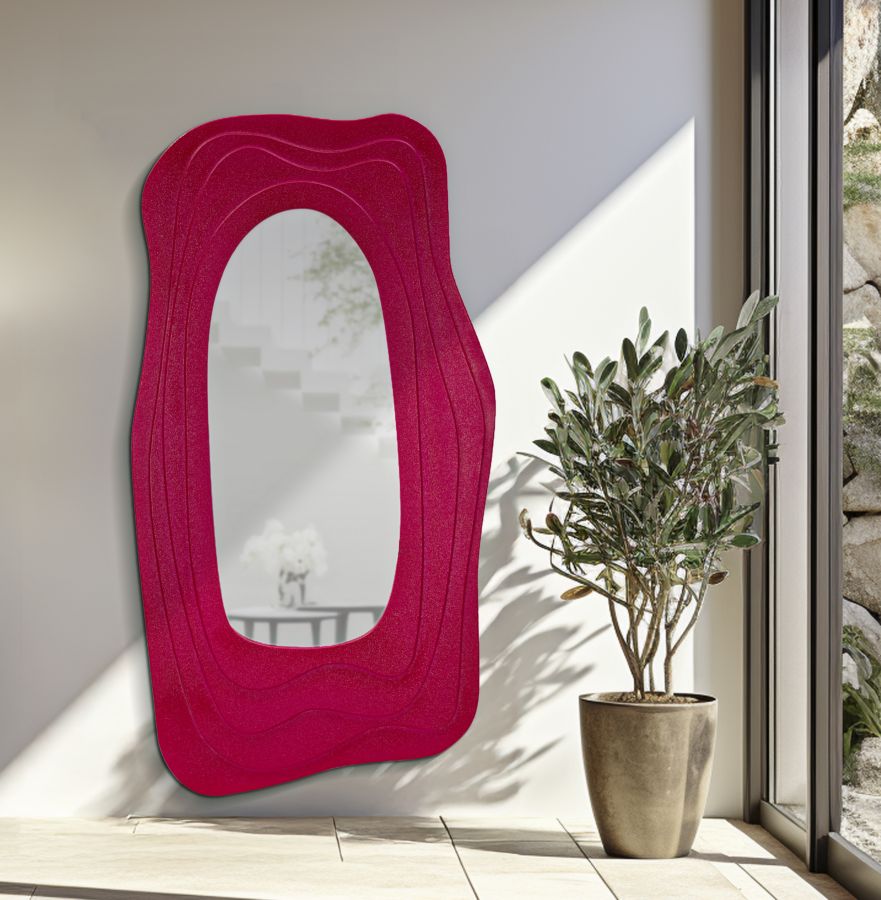 Wandspiegel Dafne Fuchsia 165 cm