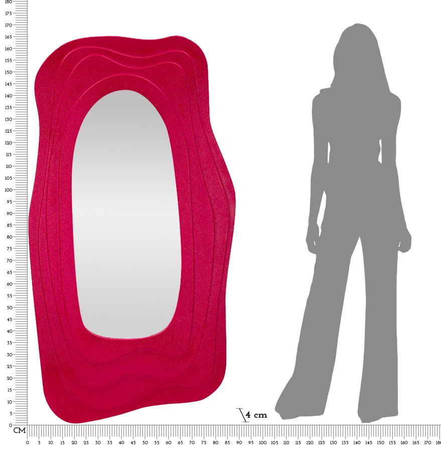 Wandspiegel Dafne Fuchsia 165 cm