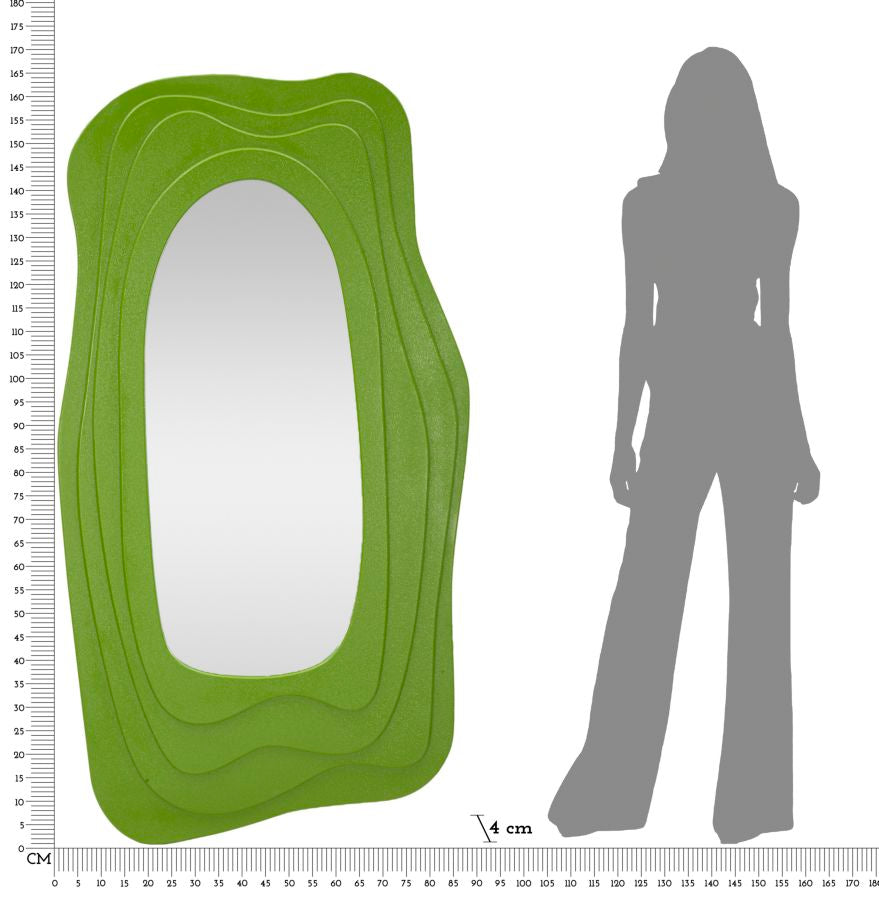 Wandspiegel Dafne Grün 165 cm