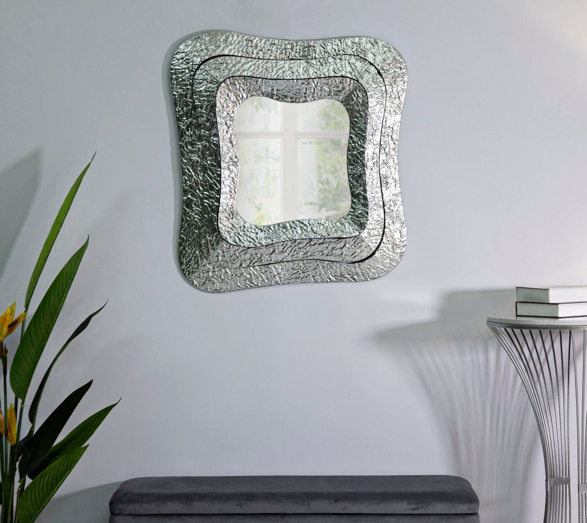 Wandspiegel Aury Silber 79 cm