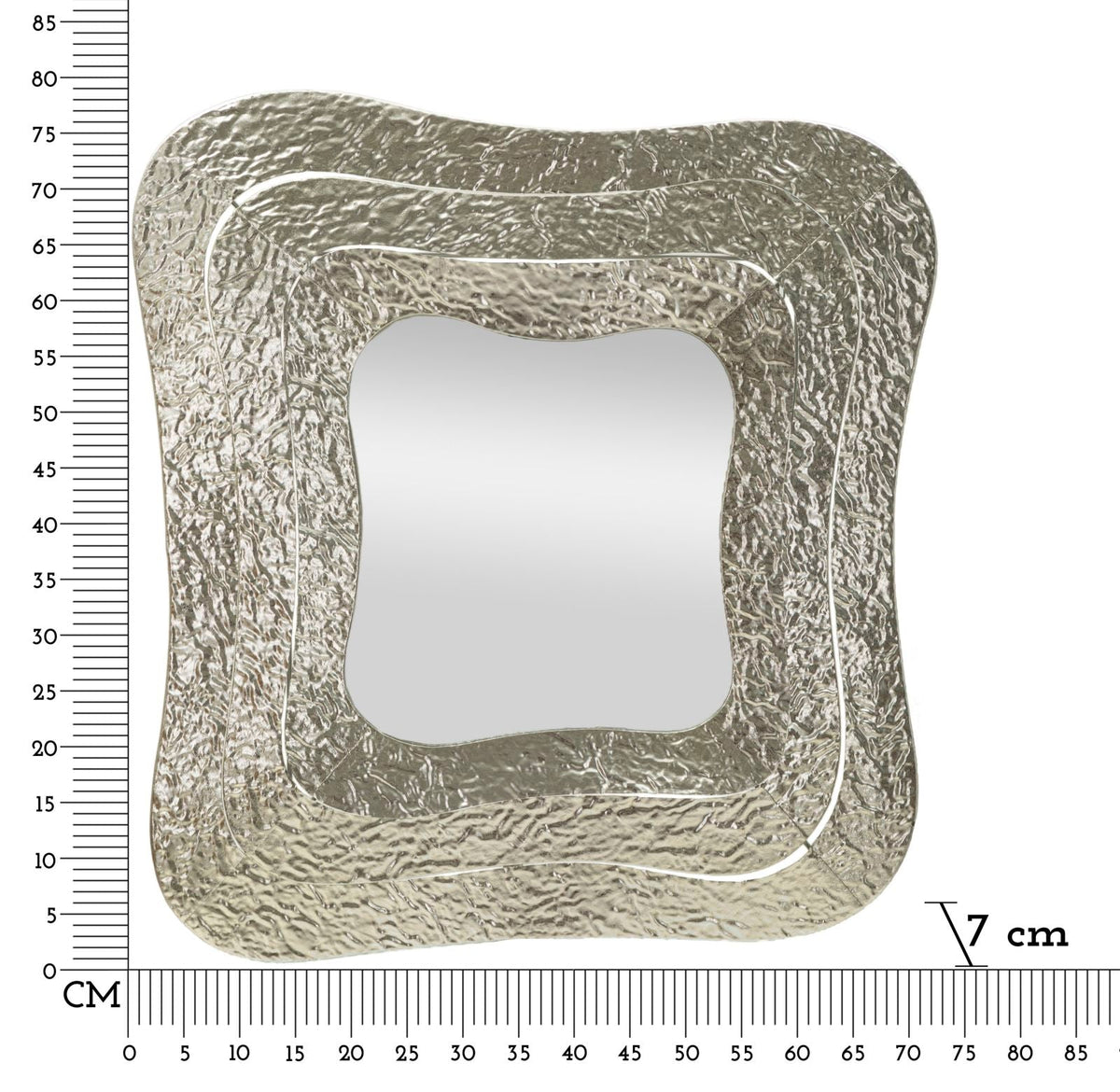Wandspiegel Aury Silber 79 cm