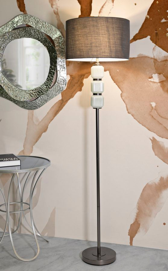 Stehlampe Bright One Weiß Grau 163 cm – Stehleuchte