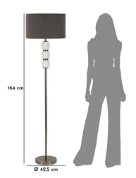 Stehlampe Bright One Weiß Grau 163 cm – Stehleuchte