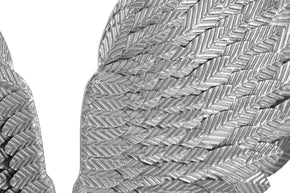 Wandpaneel Flügel Silber – Wanddeko