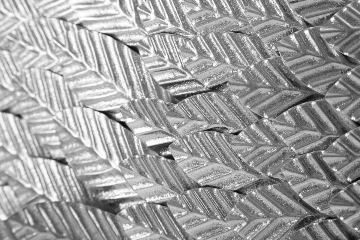 Wandpaneel Flügel Silber – Wanddeko
