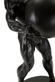 Griechische Statue Dekofigur Atlas Gold – Antike Skulptur
