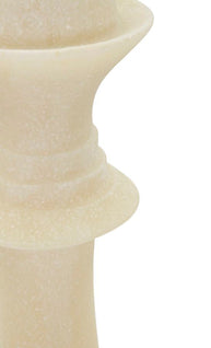 Schachfigur Dame Weiß Gold – Schach Deko