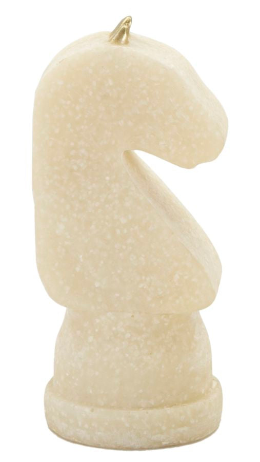 Schachfiguren Set Weiß Gold 9,2 cm – Schach Deko