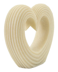 Dekofigur Herz Weiß 19 cm – Skulptur Deko