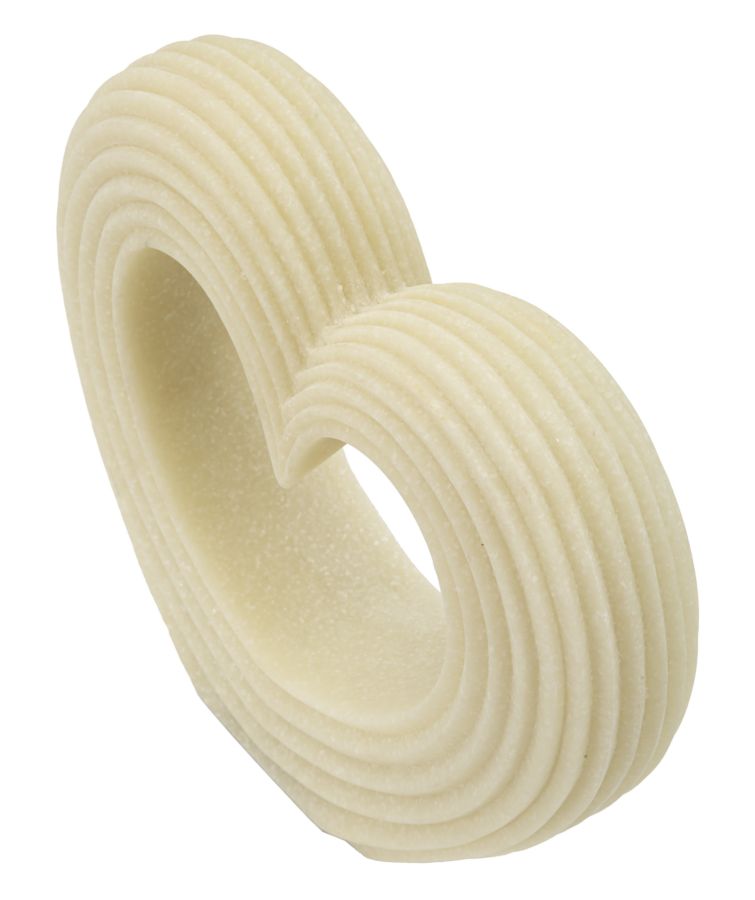 Dekofigur Herz Weiß 19 cm – Skulptur Deko