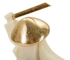 Samurai Oda Weiß Gold 18 cm – Skulptur Deko