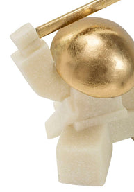 Samurai Oda Weiß Gold 18 cm – Skulptur Deko