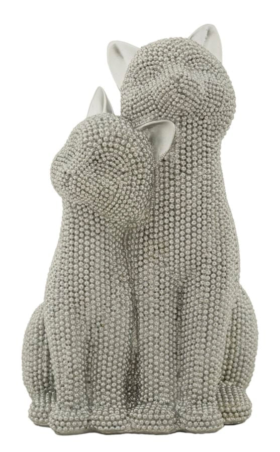 Stons Paar Silber – Skulptur Deko