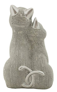 Stons Paar Silber – Skulptur Deko
