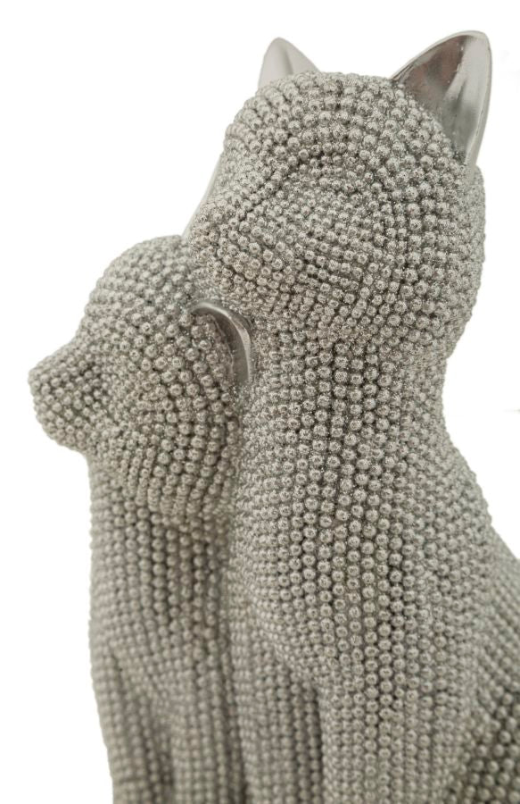Stons Paar Silber – Skulptur Deko
