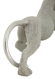 Dekofigur Panther Silber – Tierfigur