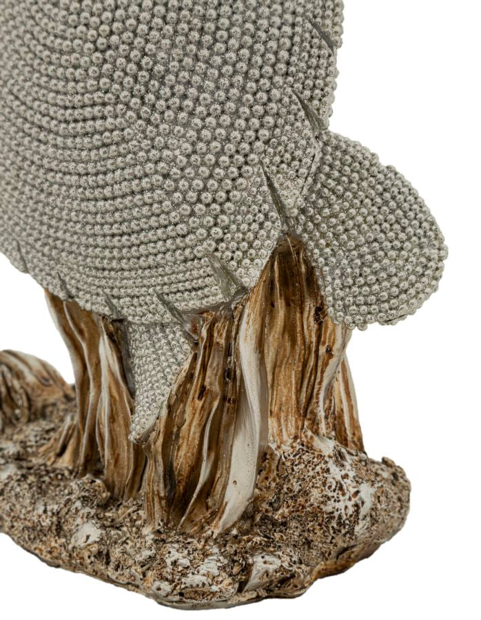 Dekofigur Schildkröte Silber – Tierfigur