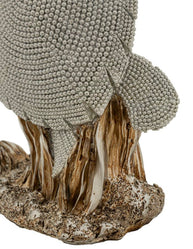 Dekofigur Schildkröte Silber – Tierfigur