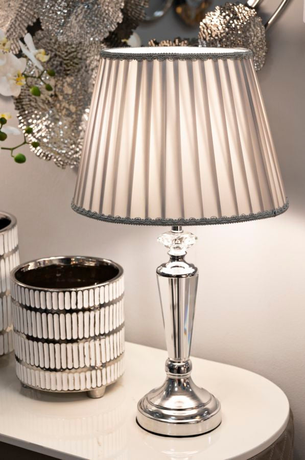 Tischlampe Silvery 56 cm – Tischleuchte