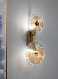 Wandleuchte Venice Gold Natur 52 cm – Wandlampe