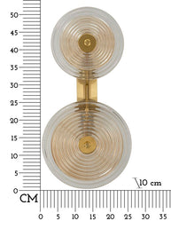Wandleuchte Venice Gold Natur 52 cm – Wandlampe