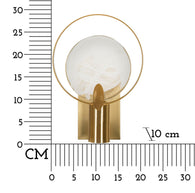 Wandleuchte Oklan Gold An Natural 29 cm – Wandlampe