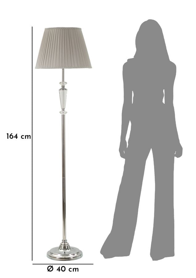 Stehlampe Silvery 164 cm – Stehleuchte