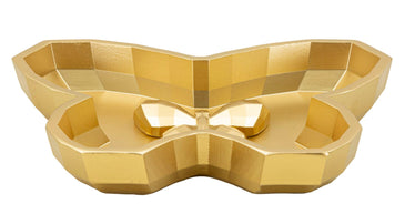 Dekotablett Schmetterling Gold – Serviertablett