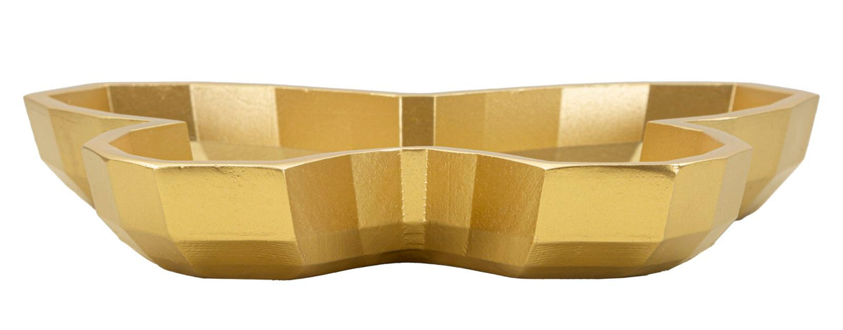 Dekotablett Schmetterling Gold – Serviertablett