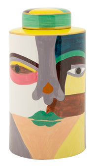 Blumenvase Piccassy Bunt 33 cm Ø19 cm – Dekovase