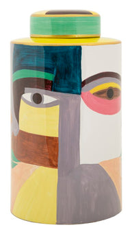 Blumenvase Piccassy Bunt 33 cm Ø19 cm – Dekovase