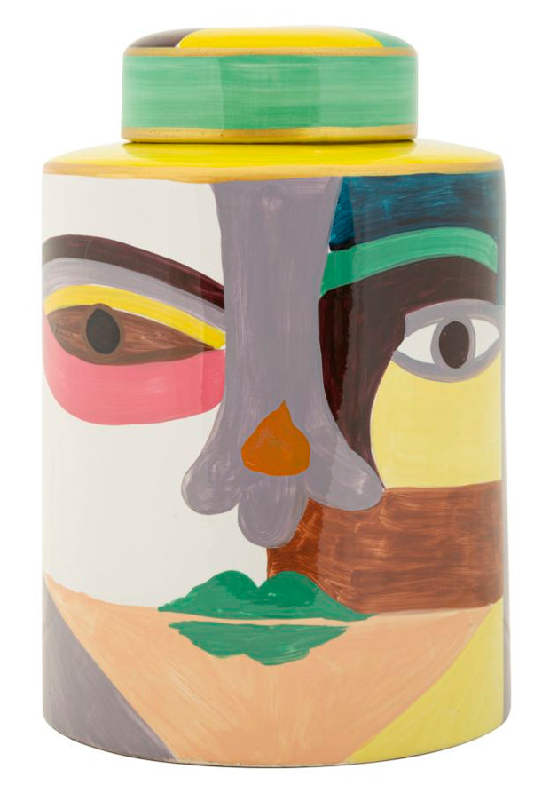 Blumenvase Piccassy Bunt 28 cm Ø19 cm – Dekovase