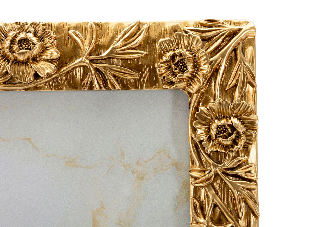 Bilderrahmen Mohn Gold Klein – Fotorahmen Deko