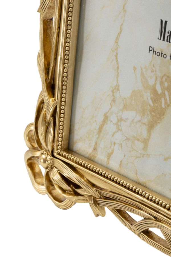 Bilderrahmen Kordel Gold Groß – Fotorahmen Deko